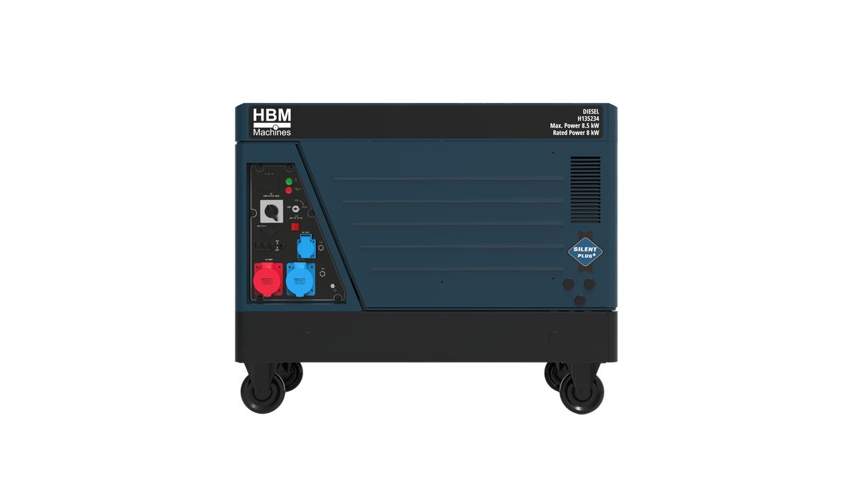 Дизелов обезшумен трифазен генератор HBM H135234, 8500 W, 18 л