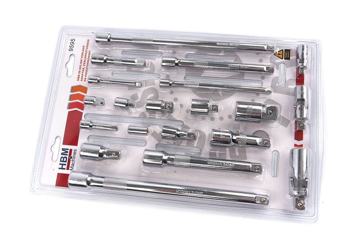 Комплект удължители за вложки HBM 9595, 20 бр.