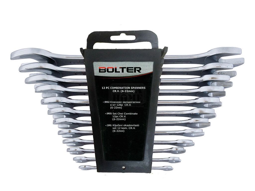 BOLTER LT52411 Комплект гаечни пресовани ключове 8 бр. 6-22 мм