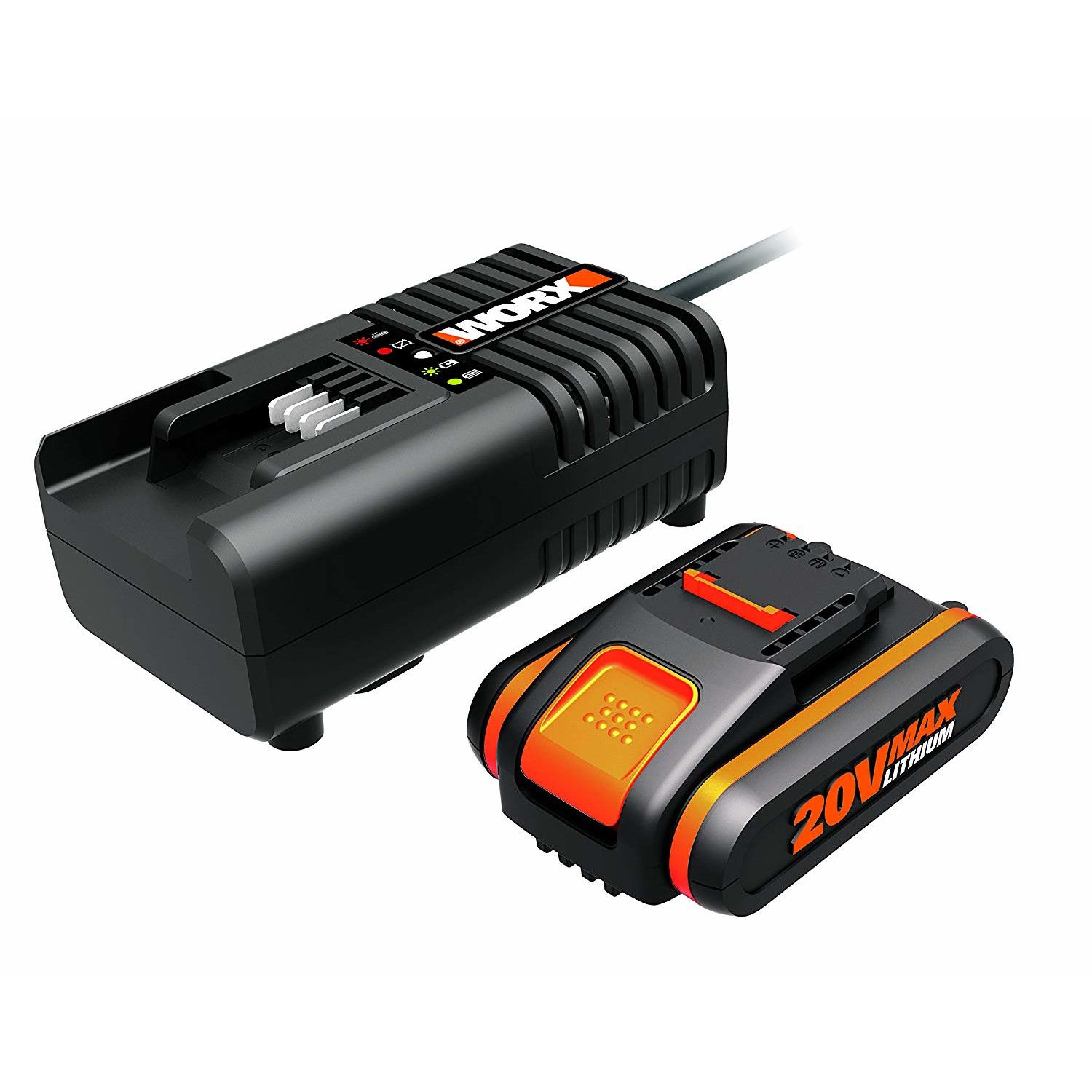 Комплект акумулаторна батерия и зарядно устройство WORX WA3601