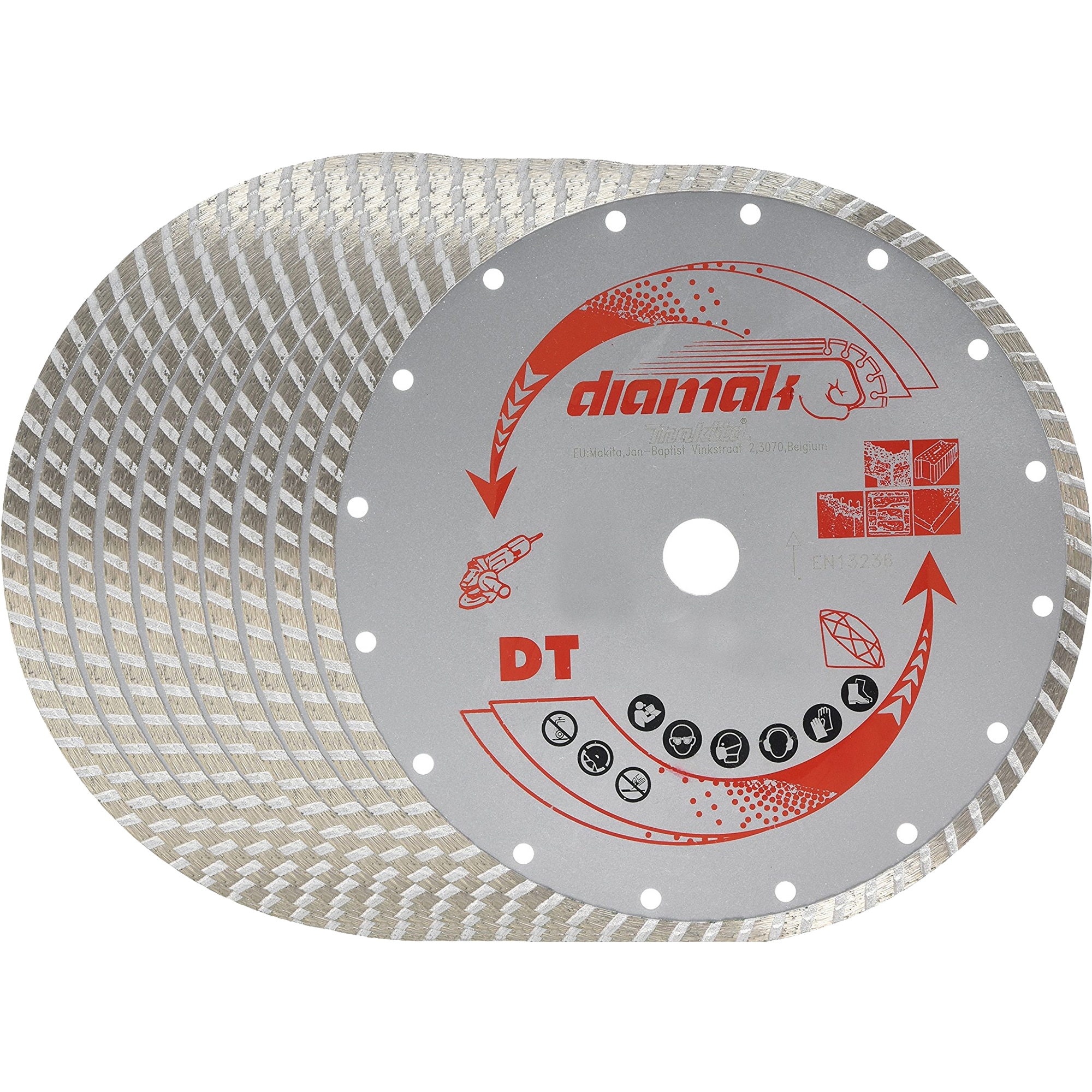 MAKITA D-61173-10 Комплект диамантени дискове ф230 мм 22.23 мм 10 броя