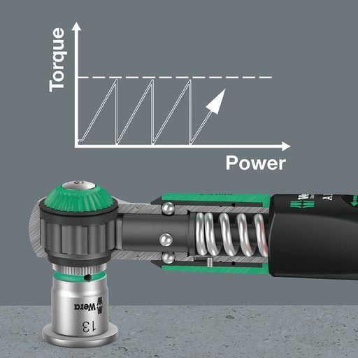 Динамометричен ключ Wera Safe-Torque A 1, 1/4'', 2-12 Nm, 244 мм, DIN 3122 (05075800001)