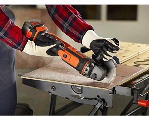 Акумулаторен ъглошлайф Black & Decker BCG720N, 18 V, 125 мм, 8600 об/мин, без батерии и зарядно устройство