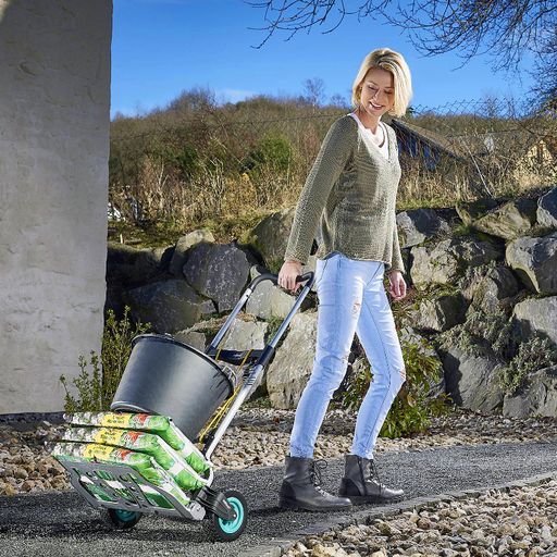 Багажна количка с бандажни колела Wolfcraft TS 850 Offroad, 570x470х1100 мм, 100 кг (5503000)