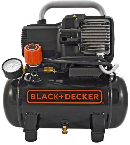 Електрически безмаслен копресор Black & Decker BD195/6-NK, 1.5 к.с., 6 л, 180 л/мин, 8 бар