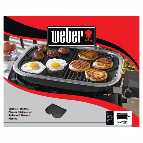 Чугунена плоча за електрическо барбекю Weber Lumin Compact, 21.5х28.5 см (6611) - от Etools.bg Чугунена плоча за електрическо барбекю Weber Lumin Compact, 21.5х28.5 см (6611)