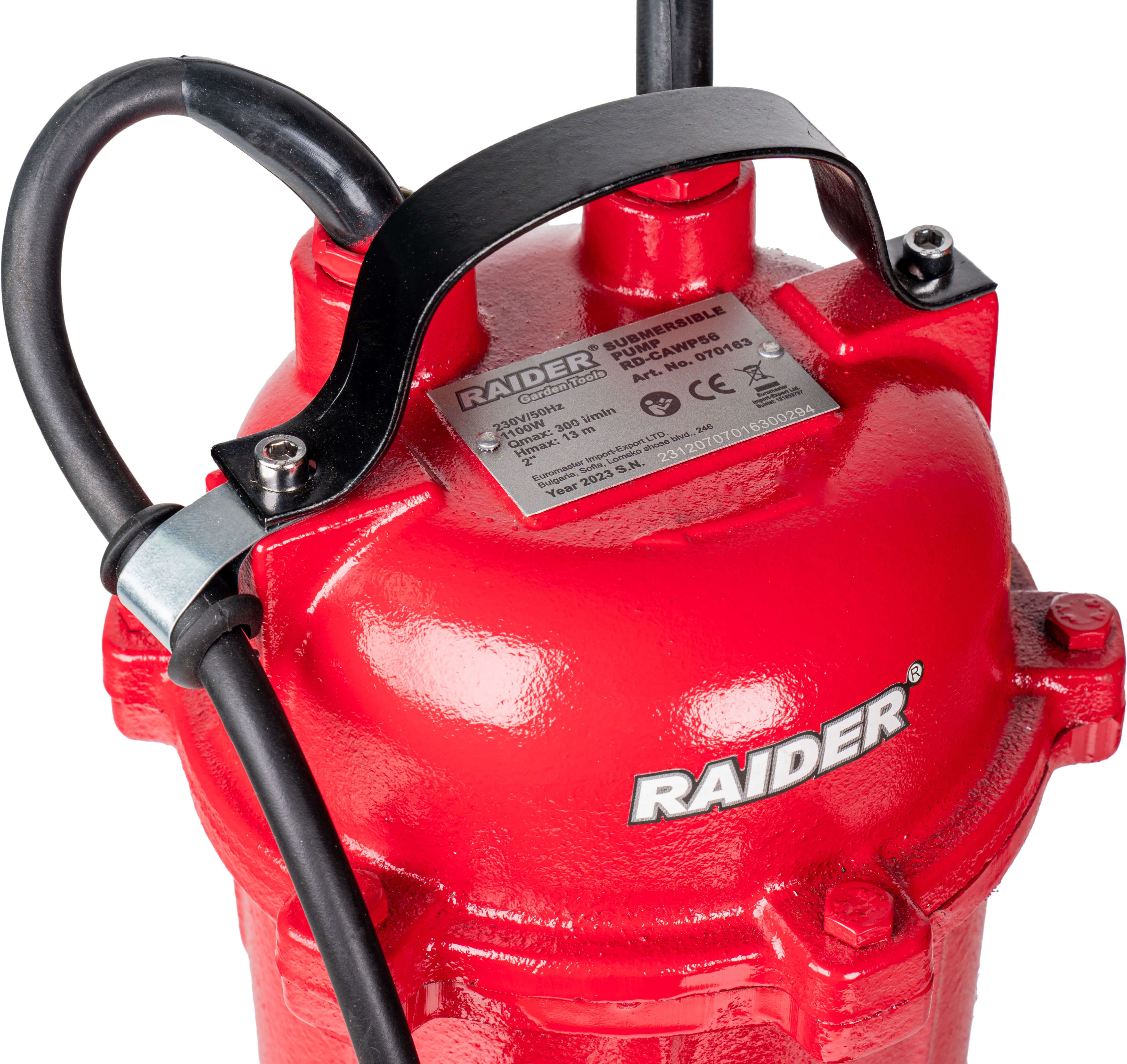 Електрическа водна помпа Raider RD-CAWP56, 1100 W, 2 Електрическа водна помпа Raider RD-CAWP56, 1100 W, 2