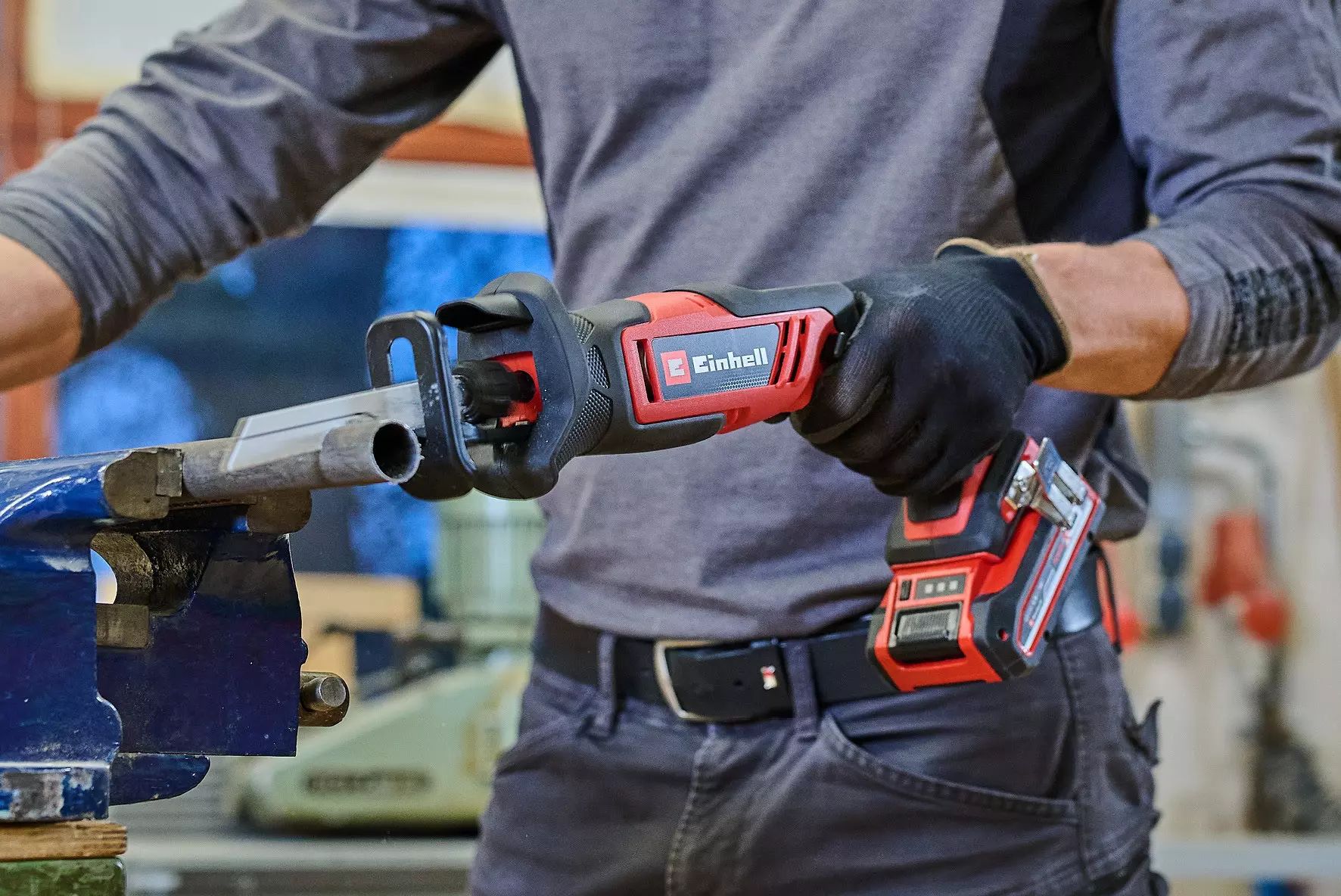 Акумулаторен саблен трион Einhell TE-AP 18/13 Li, 18 V, 50 мм (4326315)