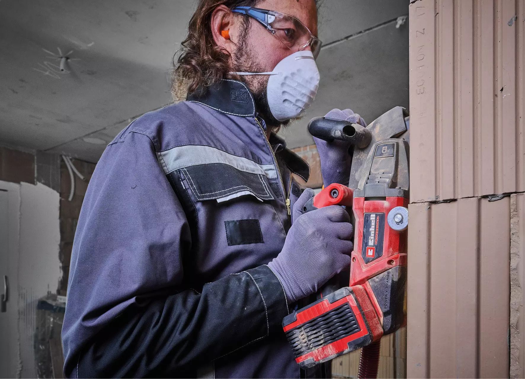 Акумулаторна фреза за канали Einhell Professional TP-MA 36/30 Li BL - Solo, 36 V, 3 Ah, ф125  мм, без батерии и зарядно устройство (4350800)