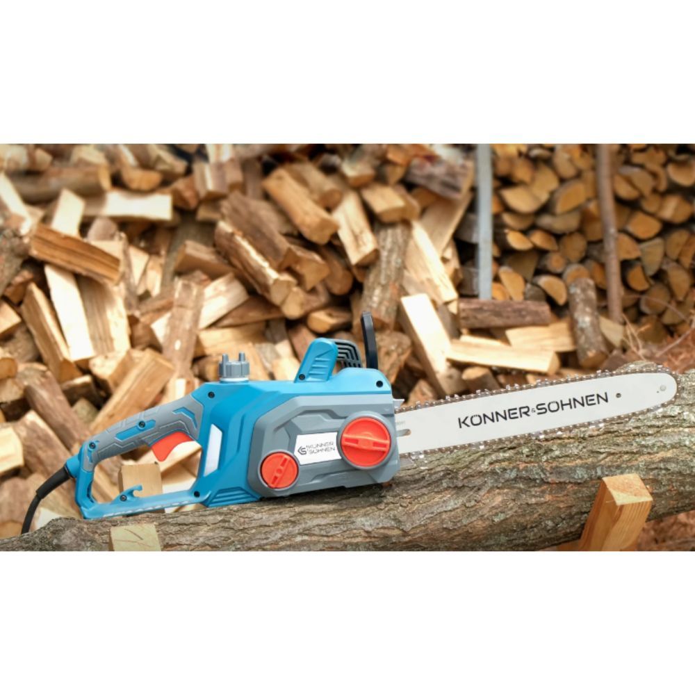 Електрически верижен трион Könner & Söhnen KS CS1800-14, 230 V, 1800 W, 35 см, 3/8”
