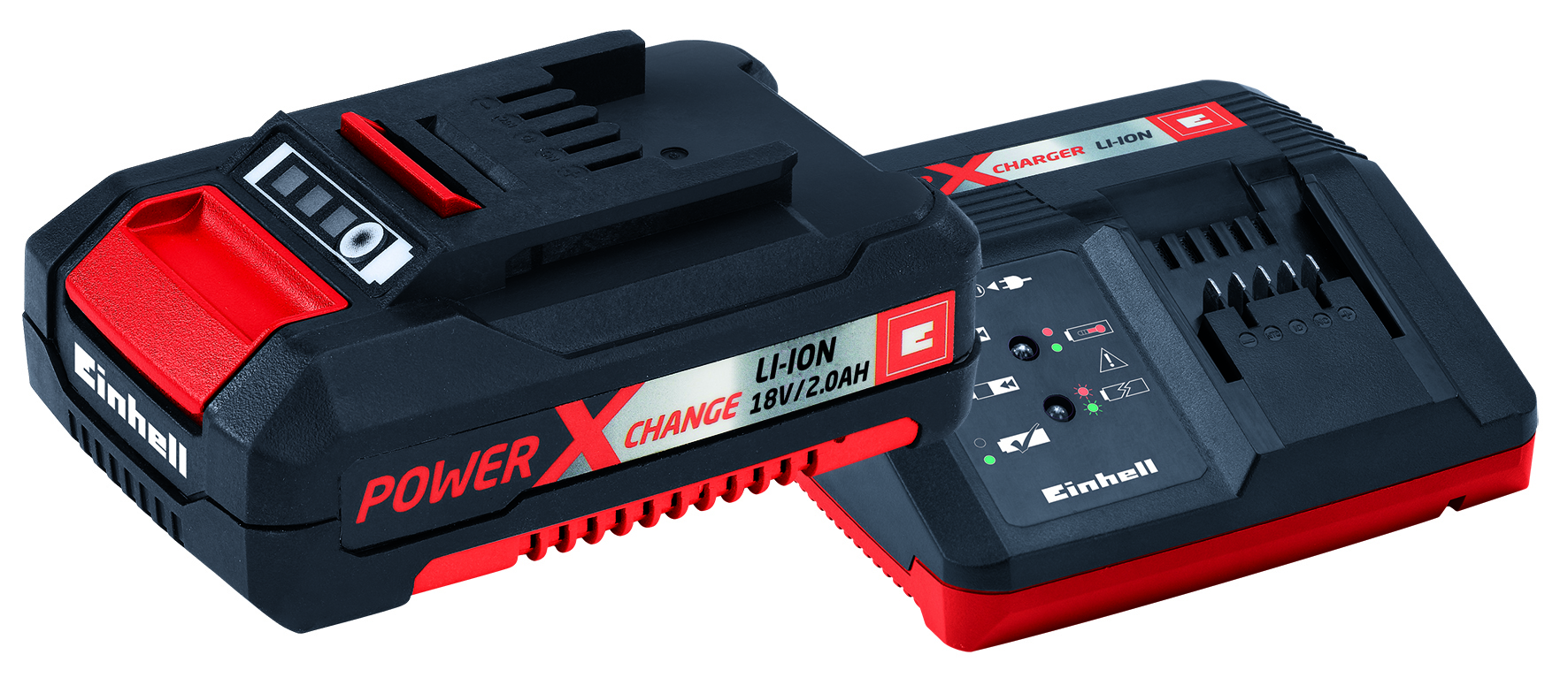 Акумулаторна батерия и зарядни устройство EINHELL Power X-Change, 18V, 2Ah