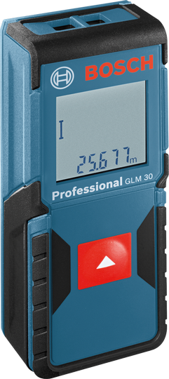 Лазерен далекомер BOSCH GLM 30 Professional, до 30м