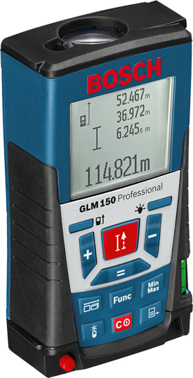 Лазерен далекомер BOSCH GLM 150 Professional, до 150м