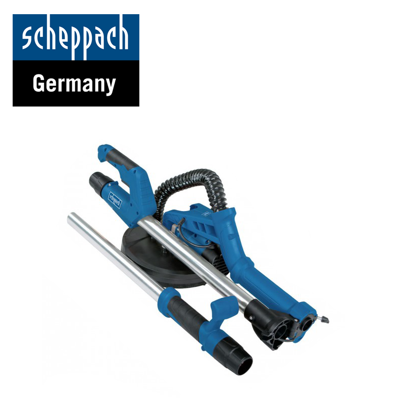 Шлайф-машина за гипсокартон Scheppach DS930, 710 W, 225 мм + допълнителна триъгълна глава