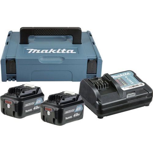 Комплект зарядно с 2 батерии Makita, 10.8V, 4Ah