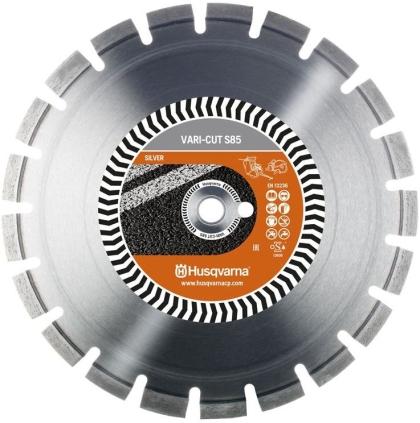 HUSQVARNA CONSTRUCTION Vari-Cut S85 Диамантен диск за мокро рязане на асфалт ф450 мм 25.4 мм (579 80 96-50)