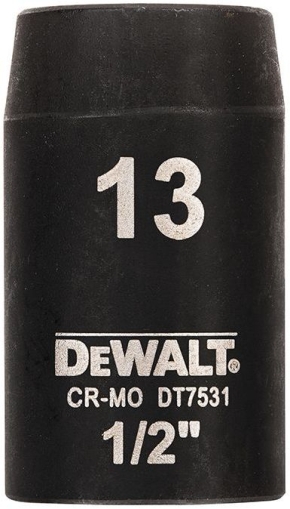 DEWALT DT7531-QZ Ударна 6-стенна вложка 13 мм 1/2" 