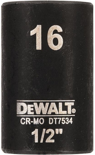 DEWALT DT7534-QZ Ударна 6-стенна вложка 16 мм 1/2" 