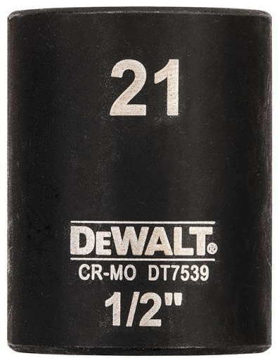 DEWALT DT7539-QZ Ударна 6-стенна вложка 21 мм 1/2" 