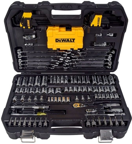 DEWALT DWMT73802-1 Гедоре комплект с вложки и ръчни инструменти 142 бр. 1/4" - 3/8"