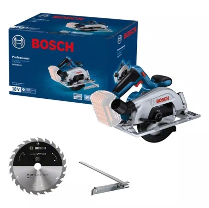BOSCH GKS 185-LI Professional Акумулаторен циркуляр без батерии и зарядно устройство 18 V ф165 мм (06016C1221)