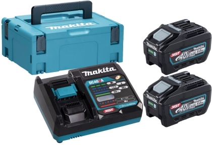 MAKITA 191V35-5 Комплект акумулаторни батерии и зарядно 2x40 V 2x5 Ah