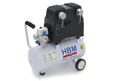 HBM Професионален монофазен безмаслен компресор 1500 W 130 л/мин 30 л 8 бара (H130411)