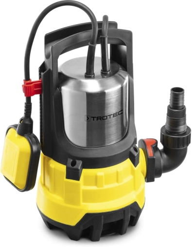 TROTEC TWP 9000 ES Потопяема дренажна помпа за мръсна вода 900 W 8 м 15000 л/ч (4610000065)