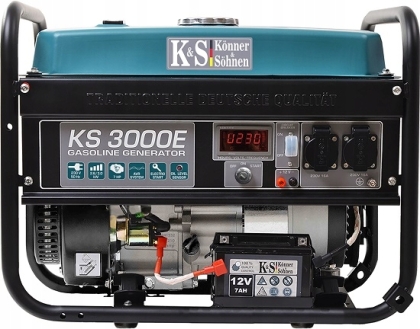 KÖNNER&SÖHNEN KS 3000E Бензинов монофазен генератор 3000 W 15 л