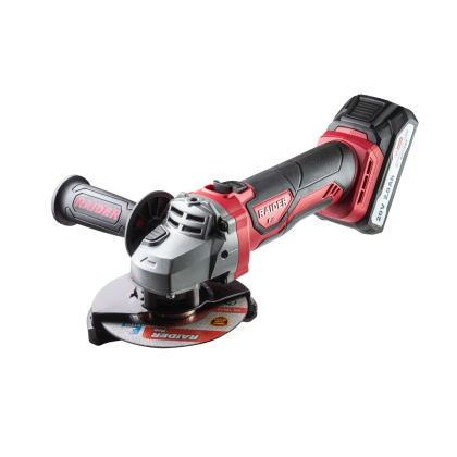 Акумулаторен ъглошлайф Raider RDP-SPAG20 Set, 20 V, 2 Ah, 125 мм (030226)