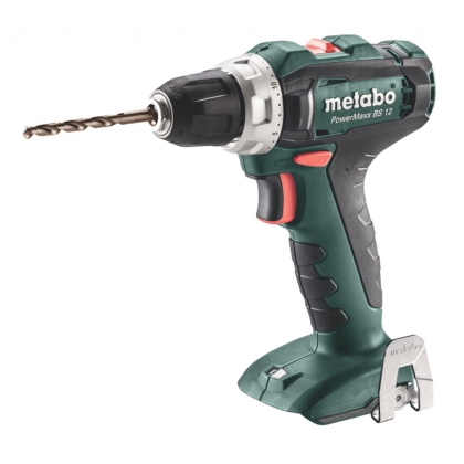 Акумулаторен винтоверт Metabo PowerMaxx BS 12 Solo, 12 V, 40 Nm, без батерии и зарядно устройство (601036890)