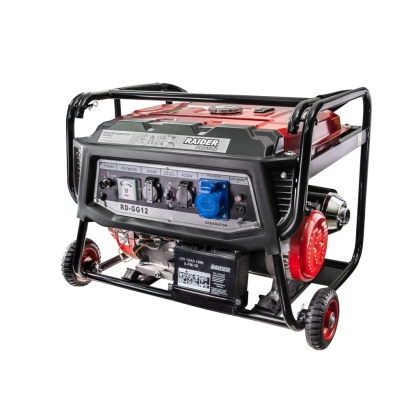 Бензинов монофазен генератор за ток с електростартер Raider RD-GG12, 230 V, 7500 W (090108)
