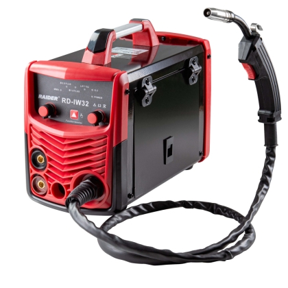 Инверторен електрожен 2в1 без газ Raider RD-IW32, 230 V, MIG/MAG, 30-120 A (077232)