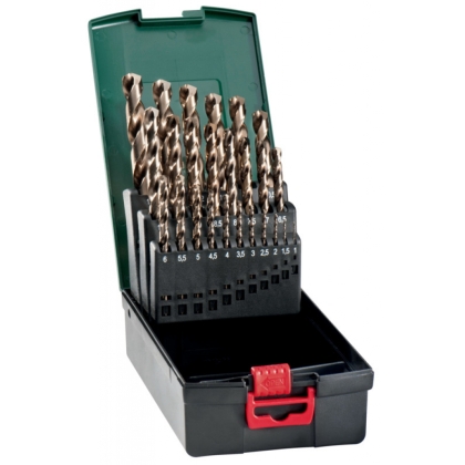 Комплект свредла Metabo, 1-13 мм, HSS-Co, 25 бр. (627122000)