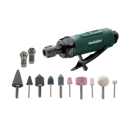 Пневматичен прав шлайф Metabo DG 25 Set, 6.2 бара (604116500)