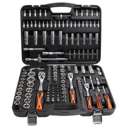 Комплект гедоре Premium, 1/4"-3/8"-1/2", 171 части (45839)