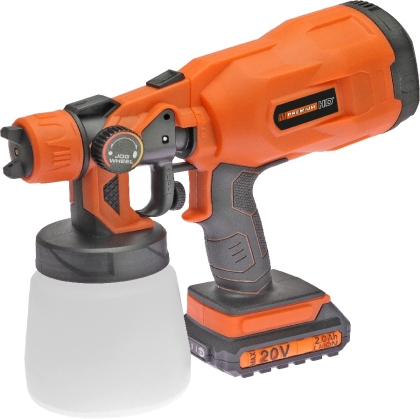 Акумулаторен пистолет за боядисване Premium HD20, 20 V, 2 Ah (44985)