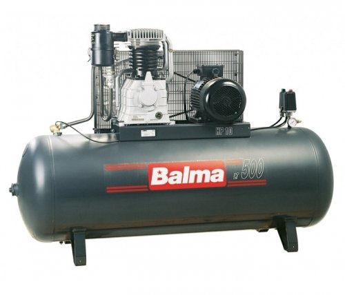 Бутален компресор BALMA NS 39/500, 5500W, 7.5к.с, 827л/мин