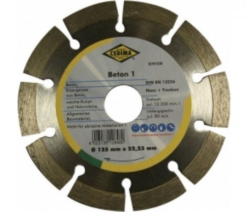 Диамантен диск за бетон CEDIMA Beton I, ф300х25.4 мм, 21 зъби