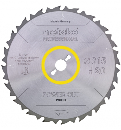 Циркулярен диск Metabo, ф450х3.5х30 мм, 32 FZ 10° (628020000)