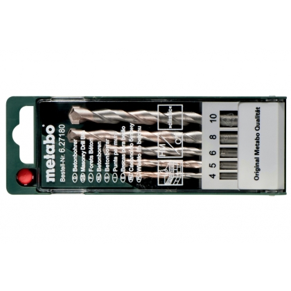 Комплект свредла за бетон Metabo, 5 бр. (627180000)
