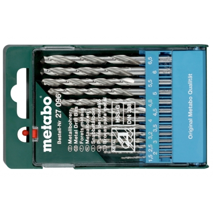 Комплект свредла за метал Metabo, 13 бр. (627096000)