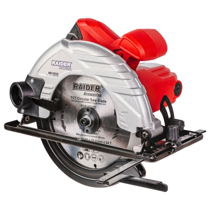 Електрически ръчен циркуляр Raider RD-CS32, ф185 мм, 1200 W (052132)