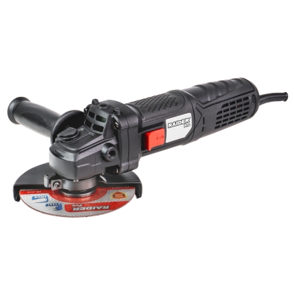 Електрически ъглошлайф Raider RDP-AG75 Black Edition, ф125 мм, 1200 W (020307)