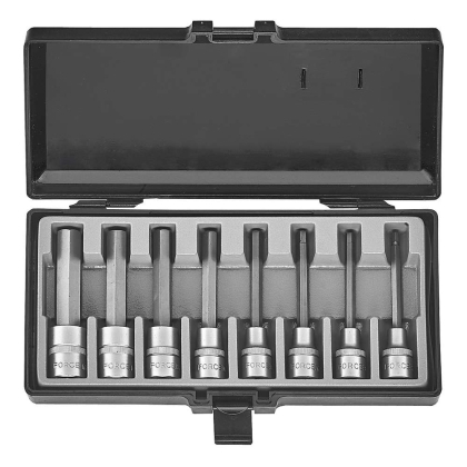 Комплект вложки накрайник шестограм Force, 1/2", 8 бр. (JN67300)
