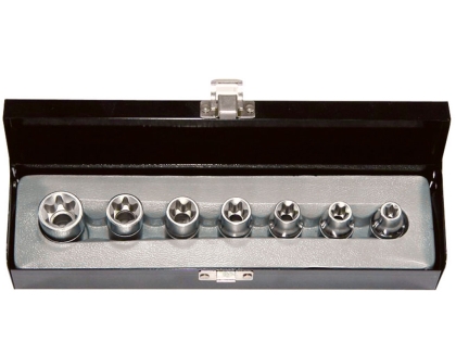 Комплект вложки Force, 1/2", E10-E24, 7 бр. (JN66326)