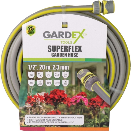 Градински маркуч Gardex Superflex, 1/2", 20 м, 2.3 мм (404900)