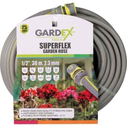 Градински маркуч Gardex Superflex, 1/2", 30 м, 2.3 мм (404901)
