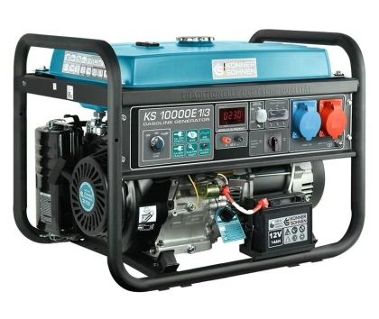 Бензинив монофазен/трифазен генератор Konner Sohnen 10000E 230/400 V, 8000 W