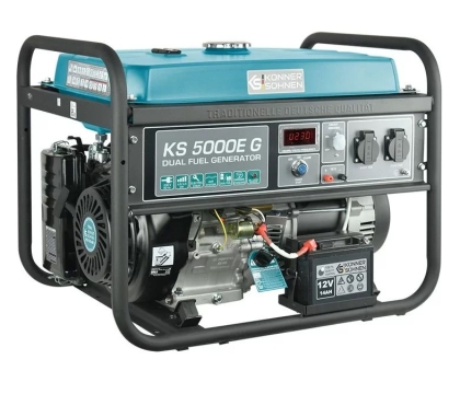 Бензинив монофазен генератор Konner Sohnen 5000E G, 4000 W